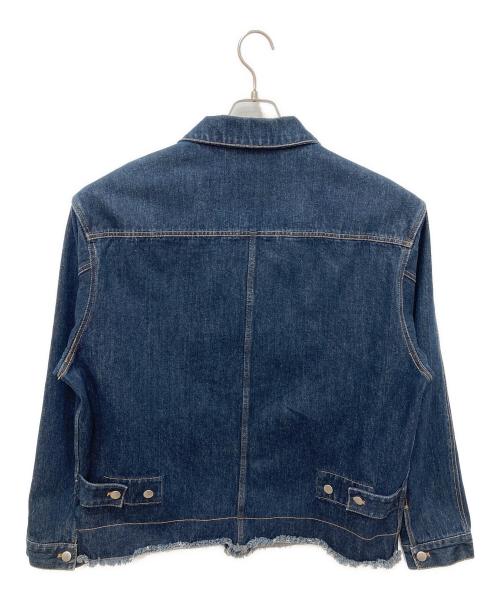 soerte（ソエルテ）soerte (ソエルテ) カットオフデニムジャケット ブルー サイズ:2の古着・服飾アイテム