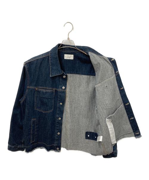soerte（ソエルテ）soerte (ソエルテ) カットオフデニムジャケット ブルー サイズ:2の古着・服飾アイテム