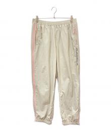 SUPREME（シュプリーム）の古着「Contrast Zip Warm Up Pant　コントラストジップウォームアップパンツ」｜ベージュ