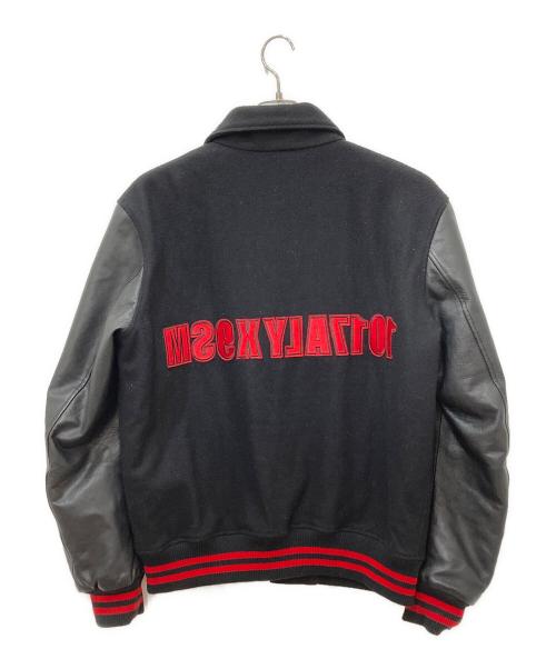 1017 ALYX 9SM（テンセブンティーン アリクス ナインエスエム）1017 ALYX 9SM (テンセブンティーン アリクス ナインエスエム) LOGO VARSITY JACKET　ロゴビジティジャケット ブラック サイズ:Lの古着・服飾アイテム