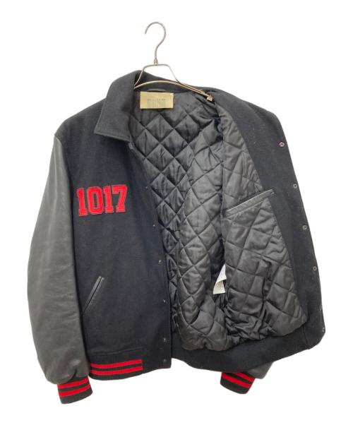 1017 ALYX 9SM（テンセブンティーン アリクス ナインエスエム）1017 ALYX 9SM (テンセブンティーン アリクス ナインエスエム) LOGO VARSITY JACKET　ロゴビジティジャケット ブラック サイズ:Lの古着・服飾アイテム