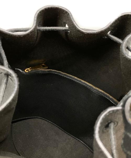 FURLA（フルラ）FURLA (フルラ) 巾着型ショルダーバック ブラックの古着・服飾アイテム