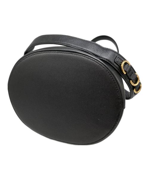 FURLA（フルラ）FURLA (フルラ) 巾着型ショルダーバック ブラックの古着・服飾アイテム