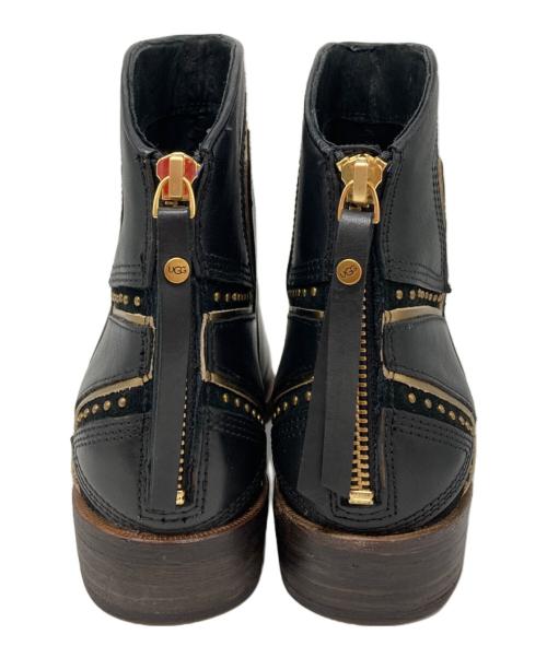 UGG（アグ）UGG (アグ) LARSショートブーツ（ラーズショートブーツ） ブラック サイズ:24の古着・服飾アイテム