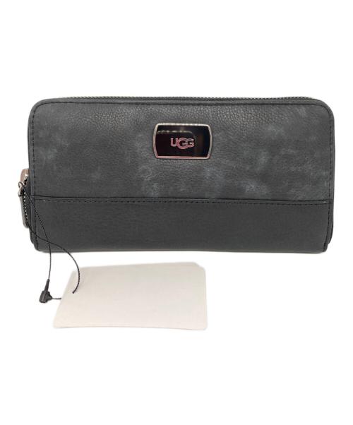 UGG（アグ）UGG (アグ) CLASSIC ZIP AROUND WALLET（クラシックジップアラウンドウォレット） ブラックの古着・服飾アイテム