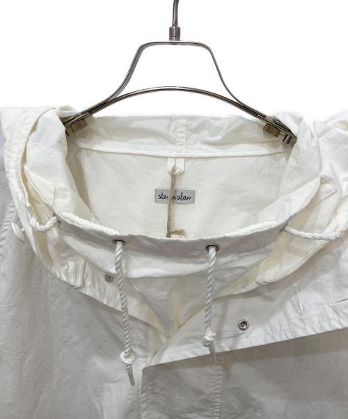 STEVEN ALAN（スティーブンアラン）STEVEN ALAN (スティーブンアラン) アノラックパーカー ホワイト サイズ:Lの古着・服飾アイテム