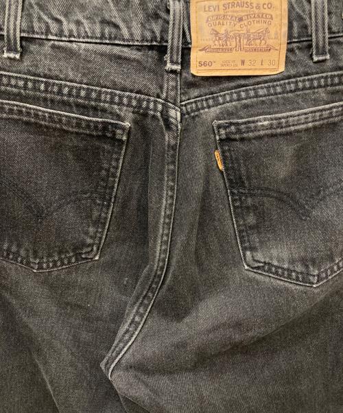 LEVI'S（リーバイス）LEVI'S (リーバイス) 560デニムパンツ ブラック サイズ:32の古着・服飾アイテム