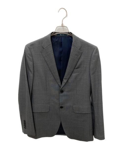 Aquascutum（アクアスキュータム）Aquascutum (アクアスキュータム) 2Bジャケット グレー サイズ:A4の古着・服飾アイテム