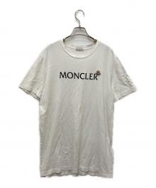 MONCLER（モンクレール）の古着「logo patch T-shirt（ロゴパッチTシャツ）」｜ホワイト