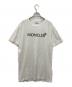 MONCLER（モンクレール）の古着「logo patch T-shirt（ロゴパッチTシャツ）」｜ホワイト