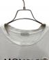 MONCLER (モンクレール) logo patch T-shirt（ロゴパッチTシャツ） ホワイト サイズ:XL：22000円