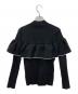 UNITED ARROWS (ユナイテッドアローズ) ラッフルフリルニット ブラック サイズ:F：4000円