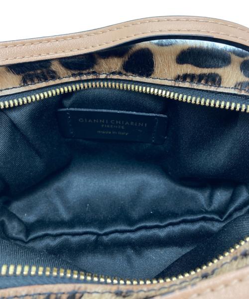 GIANNI CHIARINI（ジャンニ キアリーニ）GIANNI CHIARINI (ジャンニ キアリーニ) レオパードハラコショルダーバッグ ブラウンの古着・服飾アイテム