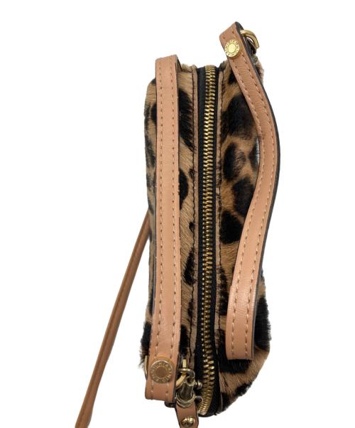 GIANNI CHIARINI（ジャンニ キアリーニ）GIANNI CHIARINI (ジャンニ キアリーニ) レオパードハラコショルダーバッグ ブラウンの古着・服飾アイテム