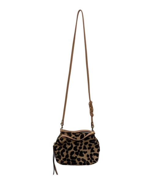 GIANNI CHIARINI（ジャンニ キアリーニ）GIANNI CHIARINI (ジャンニ キアリーニ) レオパードハラコショルダーバッグ ブラウンの古着・服飾アイテム
