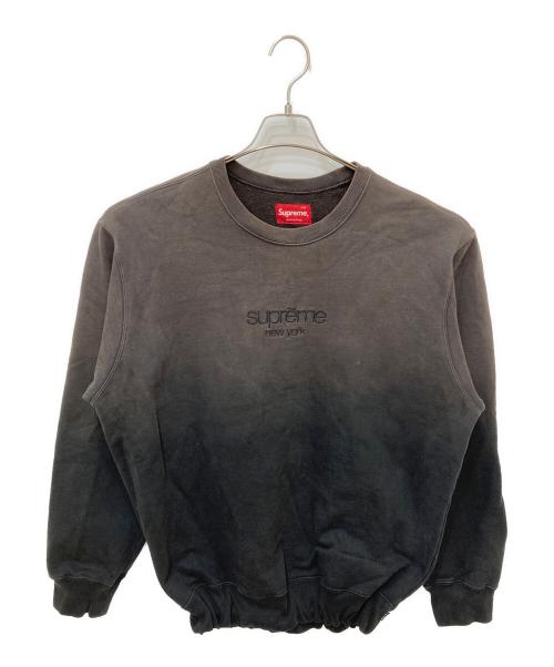 SUPREME（シュプリーム）Supreme (シュプリーム) dipped crewneck ブラック サイズ:記載なしの為実寸参照の古着・服飾アイテム