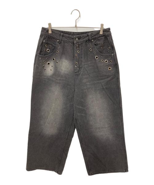 ANTIMID（アンチミッド）ANTIMID (アンチミッド) バギーデニムパンツ ブラック サイズ:Lの古着・服飾アイテム