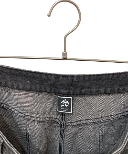 ANTIMID（アンチミッド）ANTIMID (アンチミッド) バギーデニムパンツ ブラック サイズ:Lの古着・服飾アイテム