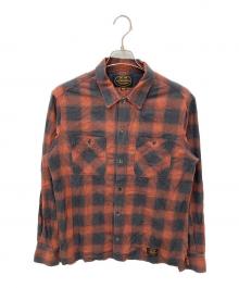 NEIGHBORHOOD（ネイバーフッド）の古着「B&C/C-SHIRT.LS」｜ブラウン