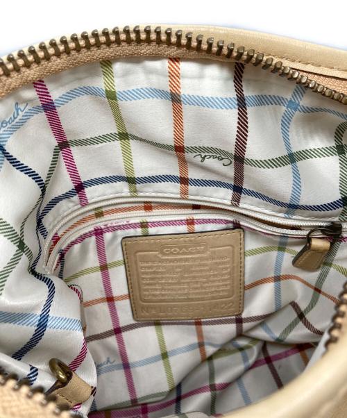 COACH（コーチ）COACH (コーチ) ワンショルダーバッグ ベージュの古着・服飾アイテム