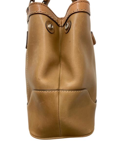 COACH（コーチ）COACH (コーチ) ハンドバッグ ブラウンの古着・服飾アイテム