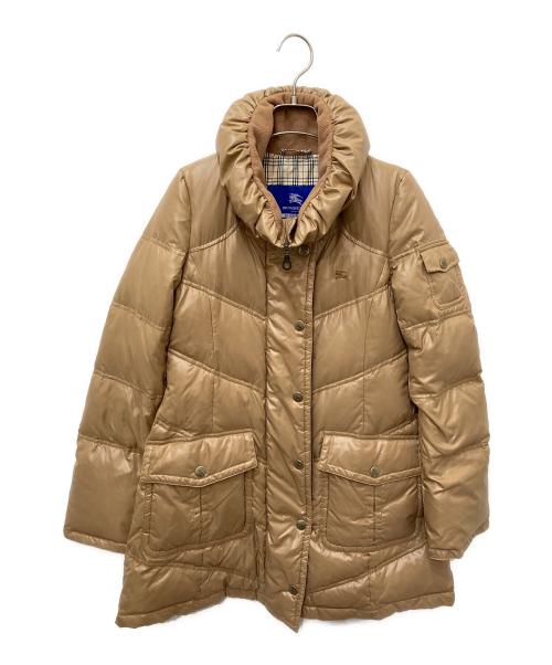 BURBERRY LONDON（バーバリーロンドン）BURBERRY LONDON (バーバリーロンドン) ベルテッドダウンコート ベージュ サイズ:38の古着・服飾アイテム