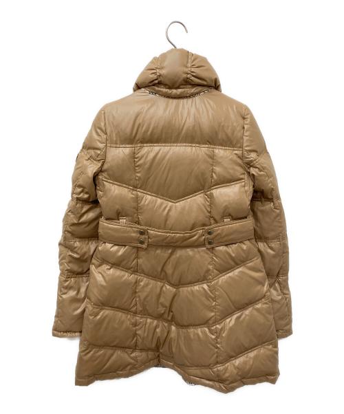 BURBERRY LONDON（バーバリーロンドン）BURBERRY LONDON (バーバリーロンドン) ベルテッドダウンコート ベージュ サイズ:38の古着・服飾アイテム