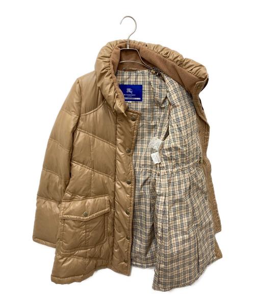 BURBERRY LONDON（バーバリーロンドン）BURBERRY LONDON (バーバリーロンドン) ベルテッドダウンコート ベージュ サイズ:38の古着・服飾アイテム