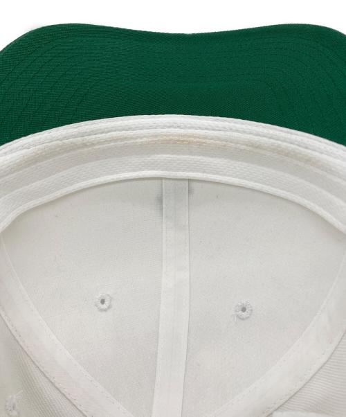POLO RALPH LAUREN（ポロ・ラルフローレン）POLO RALPH LAUREN (ポロ・ラルフローレン) ハイクラウンツイルボールキャップ ホワイトの古着・服飾アイテム