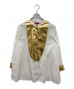 Vivienne Westwood RED LABELヴィヴィアンウエストウッドレッドレーベル）の古着「箔ptロングシャツ」｜ホワイト
