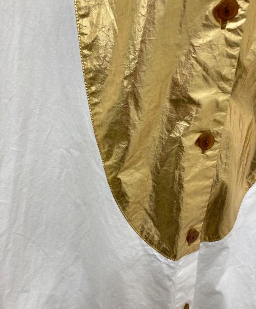 Vivienne Westwood RED LABEL（ヴィヴィアンウエストウッドレッドレーベル）Vivienne Westwood RED LABEL (ヴィヴィアンウエストウッドレッドレーベル) 箔ptロングシャツ ホワイト サイズ:00の古着・服飾アイテム