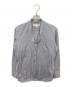 COMME des GARCONS SHIRT（コムデギャルソンシャツ）の古着「スタンドカラーストライプシャツ」｜ブルー