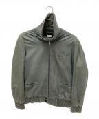 PAUL SMITHポールスミス）の古着「レザージャケット」｜グリーン