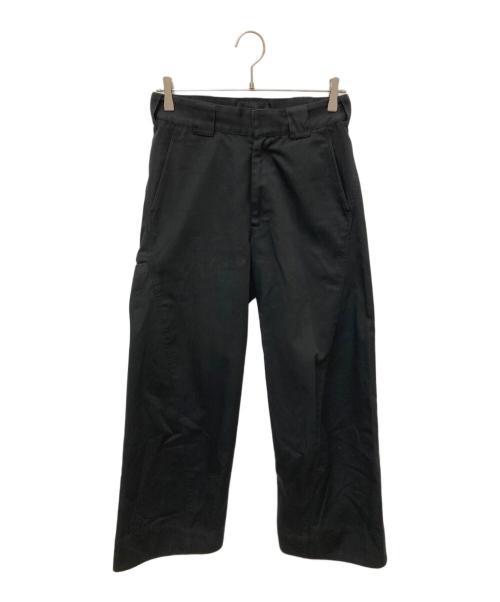 YUKI HASHIMOTO（ユウキハシモト）YUKI HASHIMOTO (ユウキハシモト) TWISTED WORK PANTS ブラック サイズ:44の古着・服飾アイテム