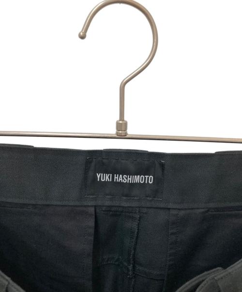 YUKI HASHIMOTO（ユウキハシモト）YUKI HASHIMOTO (ユウキハシモト) TWISTED WORK PANTS ブラック サイズ:44の古着・服飾アイテム