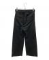 YUKI HASHIMOTO (ユウキハシモト) TWISTED WORK PANTS ブラック サイズ:44：15000円