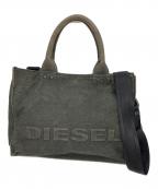 DIESELディーゼル）の古着「2WAYデニムハンドバッグ」｜ブラック