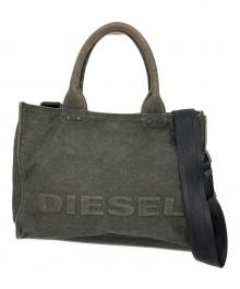 DIESEL（ディーゼル）の古着「2WAYデニムハンドバッグ」｜ブラック