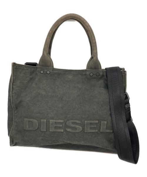 DIESEL（ディーゼル）DIESEL (ディーゼル) 2WAYデニムハンドバッグ ブラックの古着・服飾アイテム