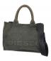 DIESEL（ディーゼル）の古着「2WAYデニムハンドバッグ」｜ブラック