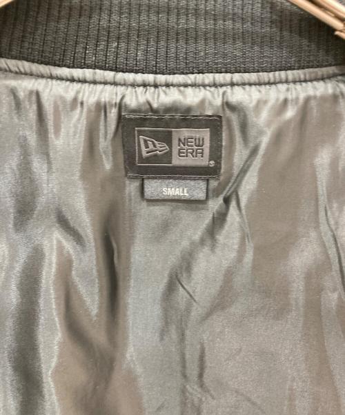 New Era（ニューエラ）New Era (ニューエラ) メルトン バーシティージャケット ブラック サイズ:Ｓの古着・服飾アイテム