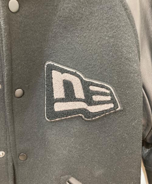New Era（ニューエラ）New Era (ニューエラ) メルトン バーシティージャケット ブラック サイズ:Ｓの古着・服飾アイテム