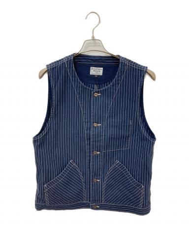 トップス Schott OLD HICKORY DENIM VEST 中古・古着通販】Schott (ショット) OLD HICKORY DENIM VEST ネイビー