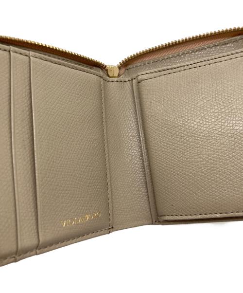 VIOLAd'ORO（ヴィオラドーロ）VIOLAd'ORO (ヴィオラドーロ) 二つ折り財布 L字ファスナーウォレット ピンクの古着・服飾アイテム