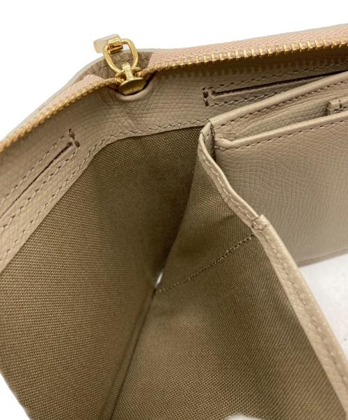 VIOLAd'ORO（ヴィオラドーロ）VIOLAd'ORO (ヴィオラドーロ) 二つ折り財布 L字ファスナーウォレット ピンクの古着・服飾アイテム