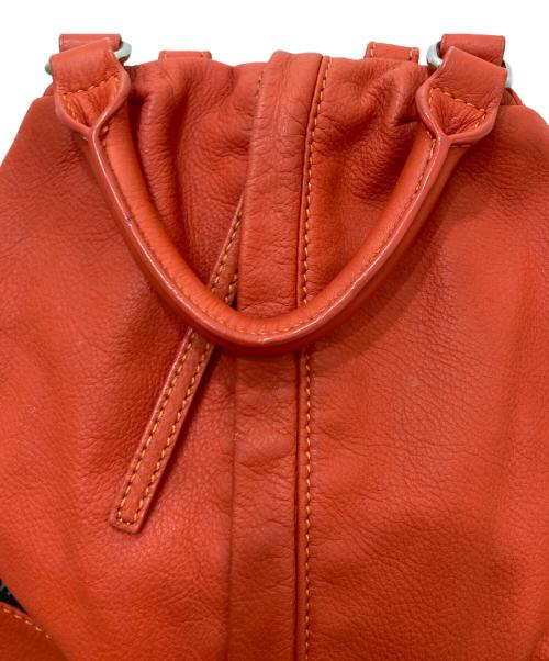 DIESEL（ディーゼル）DIESEL (ディーゼル) レザーバックパック レッドの古着・服飾アイテム