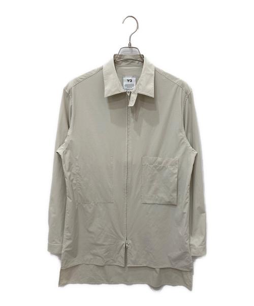 Y-3（ワイスリー）Y-3 (ワイスリー) Classic Light Ripstop Overshirt ベージュ サイズ:Sの古着・服飾アイテム