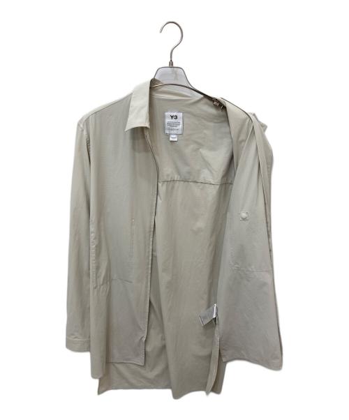 Y-3（ワイスリー）Y-3 (ワイスリー) Classic Light Ripstop Overshirt ベージュ サイズ:Sの古着・服飾アイテム