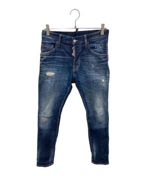 DSQUARED2（ディースクエアード）DSQUARED2 (ディースクエアード) SKATER JEAN ブルー サイズ:42の古着・服飾アイテム