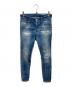 DSQUARED2（ディースクエアード）の古着「SUPER TWINKY JEAN」｜ブルー